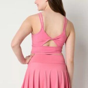 Arizona Jean Company  - Women's Juniors U Neck Active Twist Back Tank Top​​